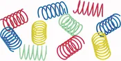 Ethical Pet Wide Durable Heavy Gauge Plastic Colorful Springs Cat Toy