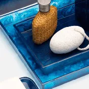 Abiko Bath Accessories - Cobalt Blue