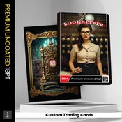 Custom Trading Cards Premium Uncoated 18pt