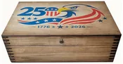 250th U.S.A. ANNIVERSARY EAGLE ART DESK BOX
