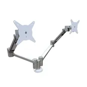 Alden Dual Monitor Arm – Adjustable Monitor Mount for 2 Monitors up to 27”