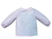 Girls Pink Square Teagan Collared Blouse
