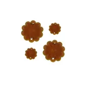 Amber Crystal Rosette