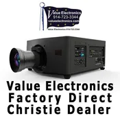Christie M 4K15 RGB 15,000-Lumen 4K  UHD 3-DLP Laser Projector
