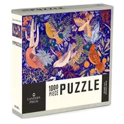 1000 Piece Puzzle Birds & Blooms of North America, Cobalt