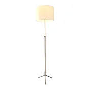1950s Adjustable Leather Floor Lamp