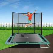 14ft x 10ft Capital In-Ground Trampoline Safety Enclosure – Side