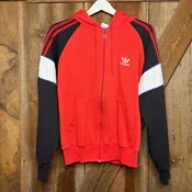1980s Adidas Color Block Zip Up
