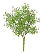MINI BLOSSOM BUSH, 10"; PE, UV, GREEN/PINK