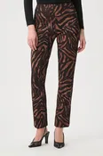 Animal Print Twill Pants