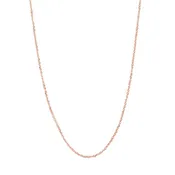 14k Rose Gold 22" 1.05 mm Cable Chain