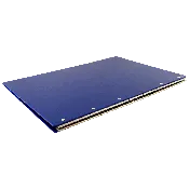 11x17 Binder, Acrylic Fixed 3-Post Vertical Document Organizer. Professional Blue Portfolio Binder for Artwork Storage, Display Tattoo Book, Business Presentations, and Tabloid Portrait Organization