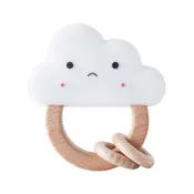 1PC Crochet Bear Rattle & Teether Bracelet for Babies