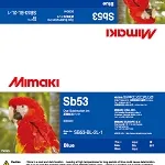 Dye Sublimation Ink Sb53 Blue 2000mL