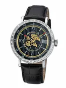 Automatic 36 gemstones with date Cosmopolitan Theorema GM-133-1 |Silver|