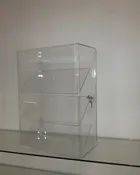 Acrylic Three Slanted Shelf Display Case