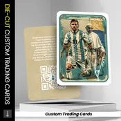 Die Cut Custom Trading Cards - 16pt