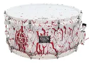 6.5x14 15ply-Flat White Blood Spatter