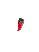 Hand-painted Basque Pepper Claw Hair Clip