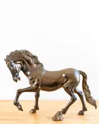 1970s Large Brass Horse