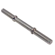 14" Threaded Chrome Dumbbell Handles - No Collars