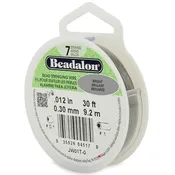 0.012" Bright 7 Strand Beadalon Wire (30ft)