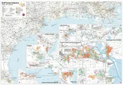 2025 Gulf Coast Industrial Map of Texas and Louisiana
