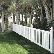 Countess Vinyl Closed Picket Fence