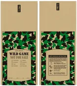 2LB Wild Game – Not for Sale  (Black &amp; Green Camo) (Case of 1,000)