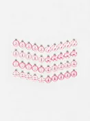 1" PINK FROSTED ORNAMENT SET — Hook Props