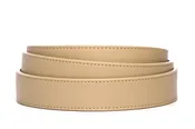 1.25" Beige Vegan Leather Strap