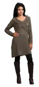Acrylic Knit Long Sleeve Dress