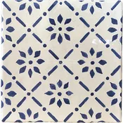 Antiqued French Decorative Tile Collection - French Provincial 19th Century Cuisine de Monet Tile Collection: Petals