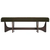Artisanal Bench in Dark Walnut