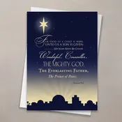 A Child Is Born Christmas Card
