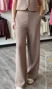 Andre Wide Leg Pant-Milk Shake