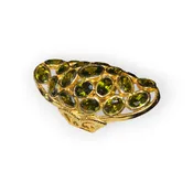 24K Gold-Dipped Multi-Stone Ring – Select Color