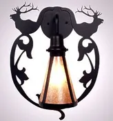Bavarian Elk Sconce