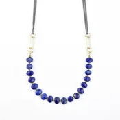 Abacus Necklace with Lapis