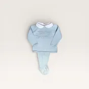 Baby Brother Footed Set | Light Blue