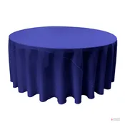 120" Round Table Cover, Royal Blue