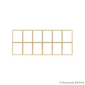 12 Light Window Grille (2 x 6)