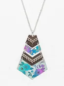 Avant Garden Pendant Necklace - Blue Mist