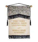 12x18 Duck Canvas with Western Floral Leather