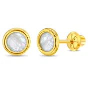 14K Mother Of Pearl Bezel