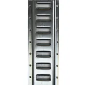 10' Series E-Track Flanged, Horizontal, Galvanized