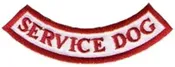 Service Dog Rocker Patch