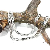 24in Anchor Chain Men's Necklace