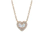 14k Gold 0.21ctw Diamond Heart Necklace - SC55019751