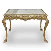 4 Legs Table Gold Leaf